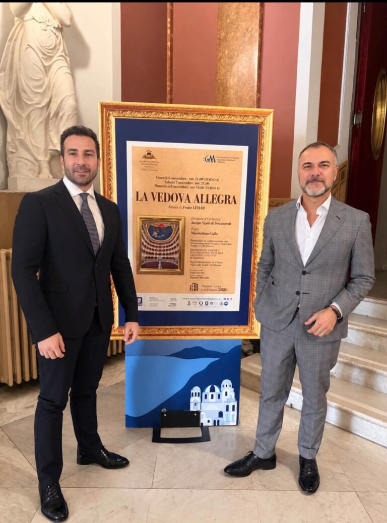 Il Maestro Jacopo Sipari di Pescasseroli e il regista Massimiliano Gallo